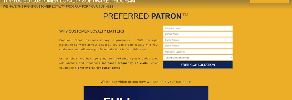 Preferred Patron Loyalty cover