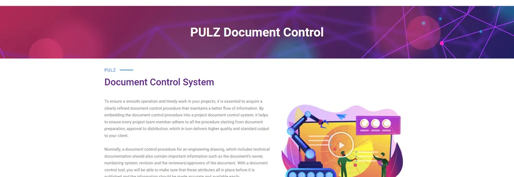 PULZ Document Control System cover