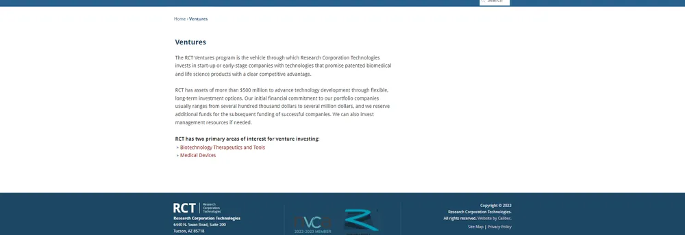 RCT BioVentures cover