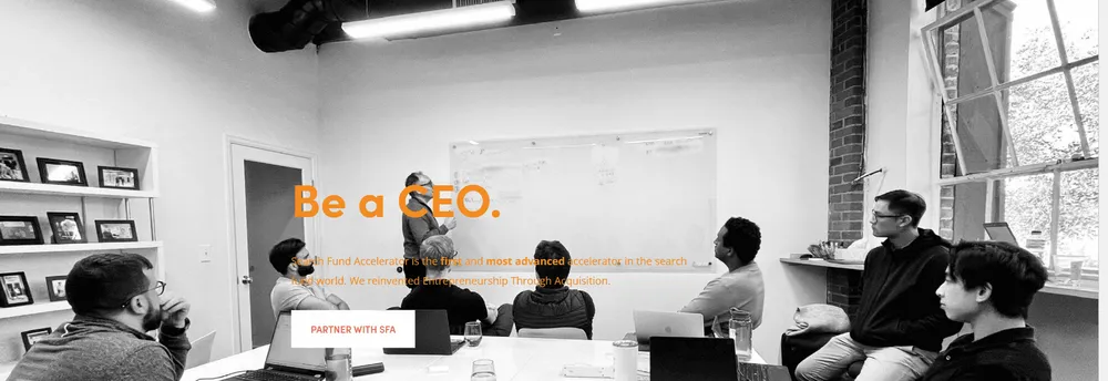 Search Fund Accelerator cover