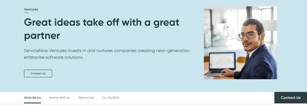 ServiceNow Ventures cover