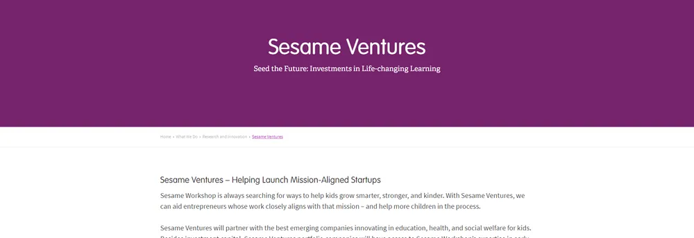 Sesame Ventures cover