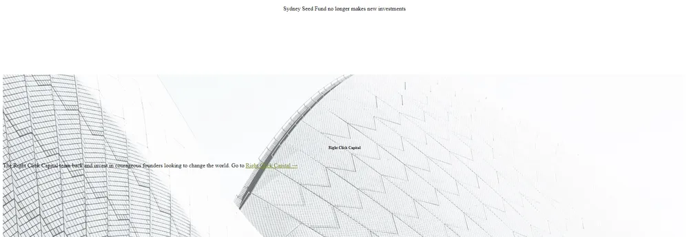Sydney Seed Fund cover