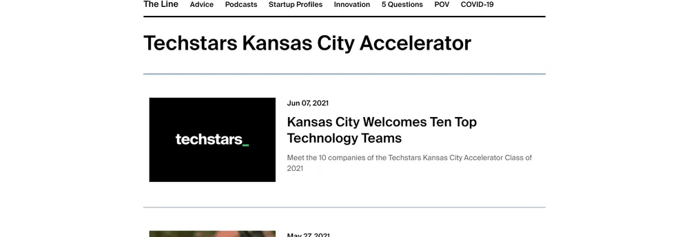 Techstars Kansas City Accelerator cover