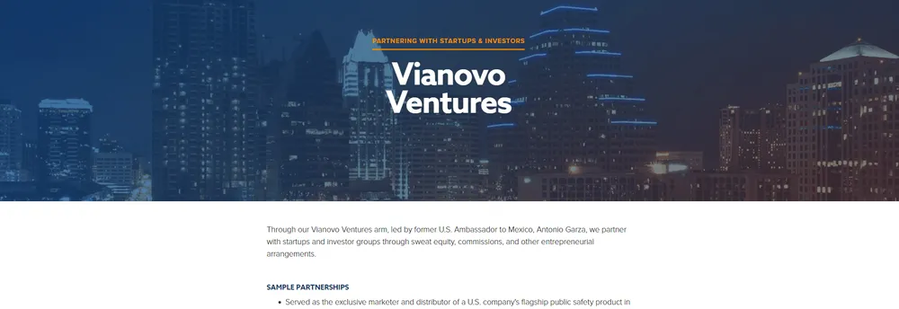 Vianovo Ventures cover