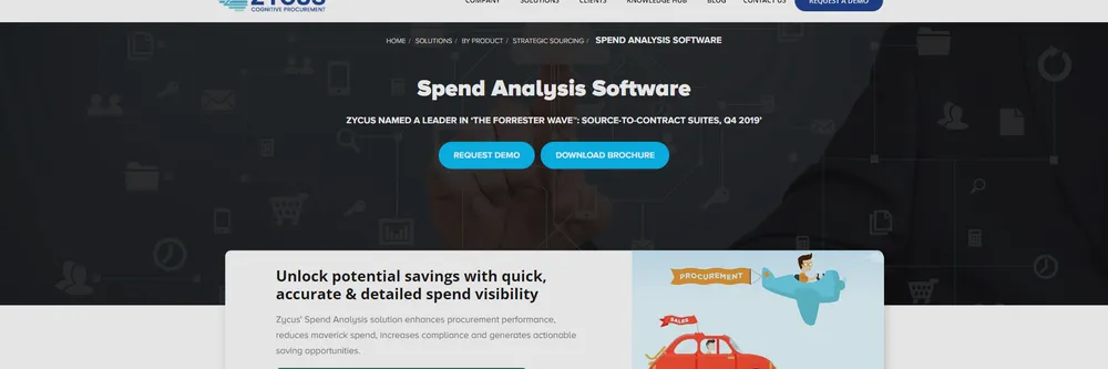 Zycus Spend Analysis cover