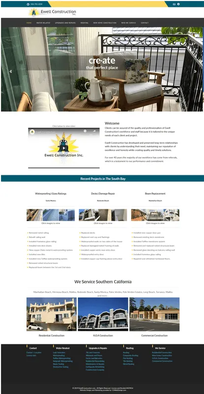 CA Webdesign screenshot 2