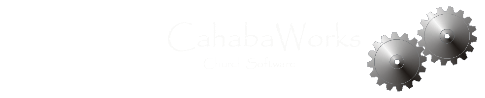 CahabaWorks Church Software screenshot 2