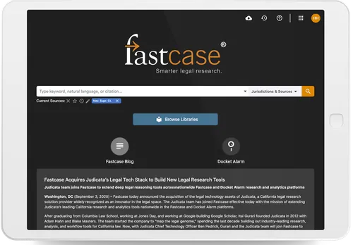 Fastcase screenshot 2