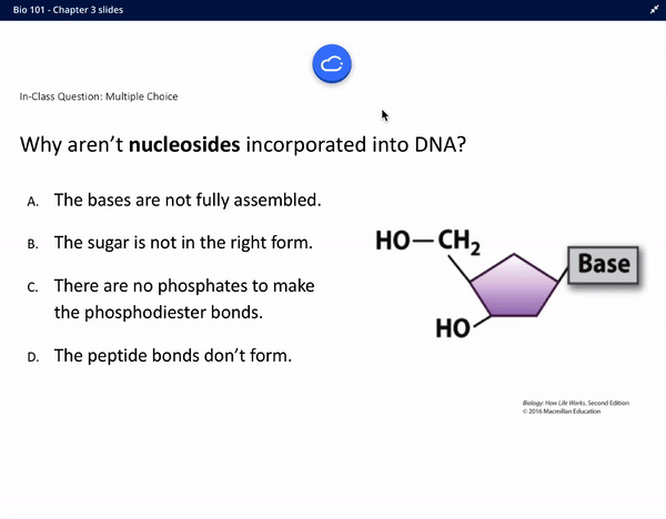 iClicker screenshot 1
