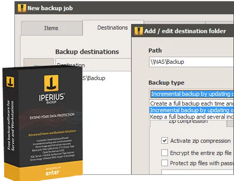 Iperius Backup screenshot 1