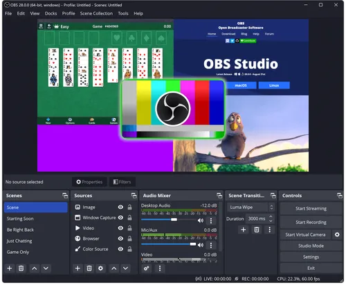 OBS Studio screenshot 1