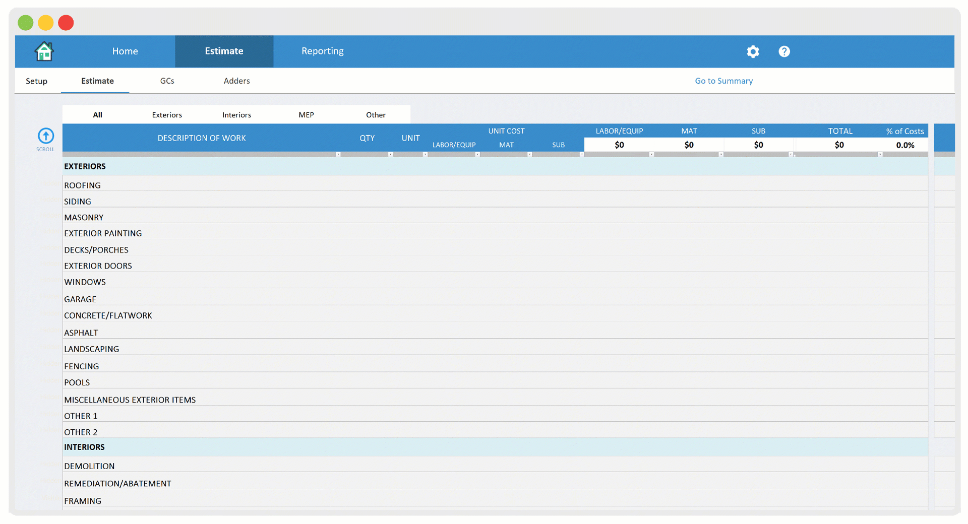 RemodelEstimator.com screenshot 1
