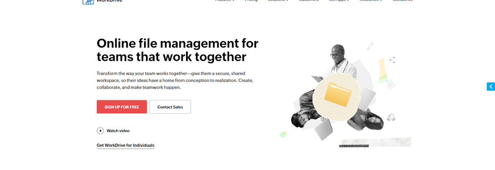 Zoho WorkDrive cover