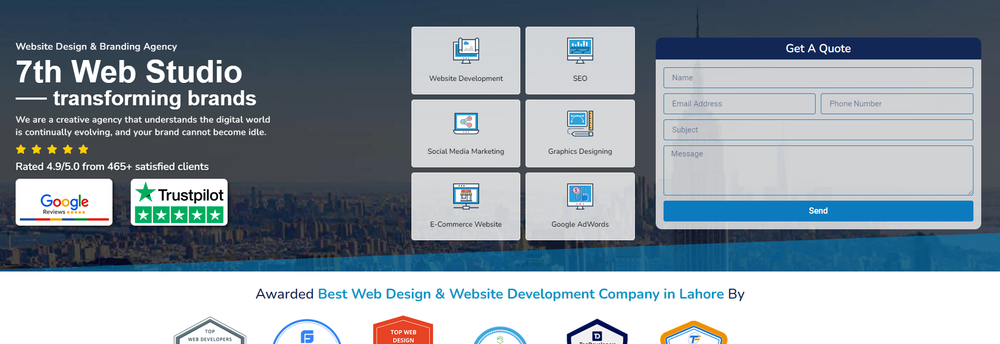 7th Web Studio cover