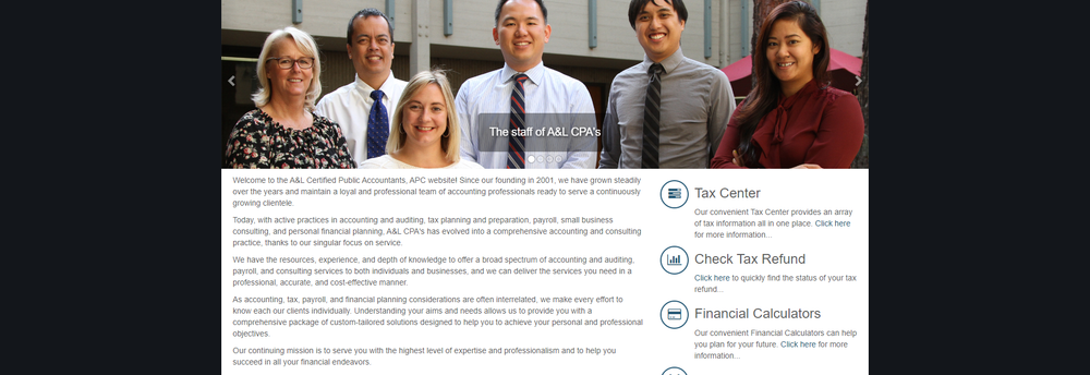 A&L Certified Public Accountants, APC cover