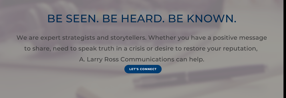 A. Larry Ross Communications cover