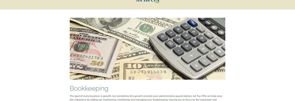 AA Tax CPA, LLC cover