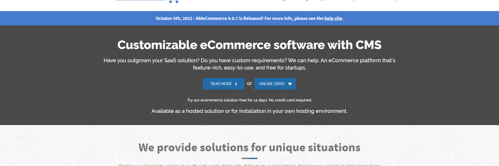 AbleCommerce cover