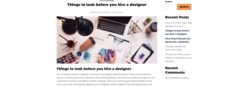 About Designz cover