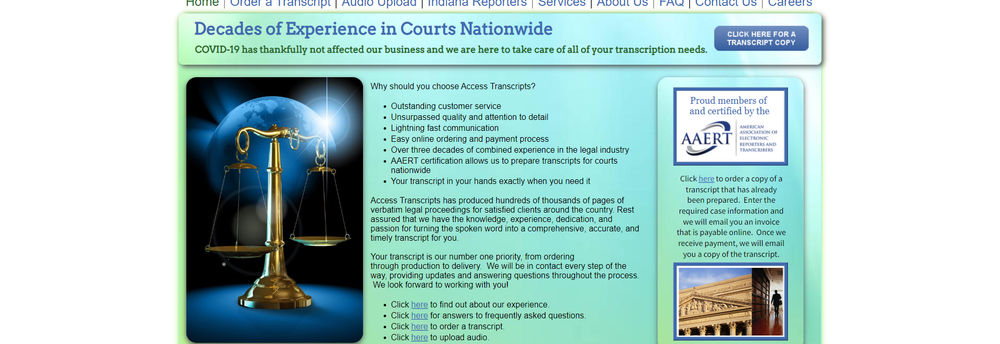 Access Transcripts cover