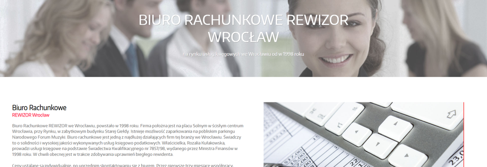 Accounting Office REWIZOR Wrocław cover