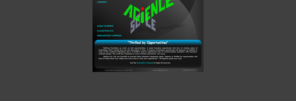 Agience Oy Ltd cover