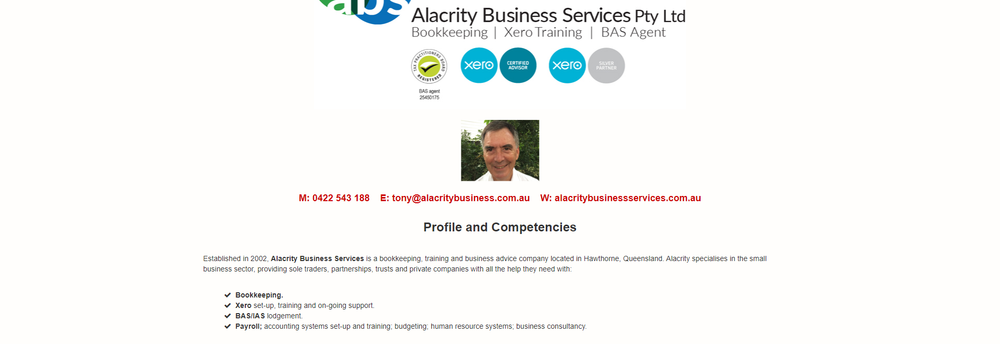 Alacrity Business Services cover