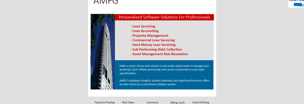 AMFG Loan Servicer cover