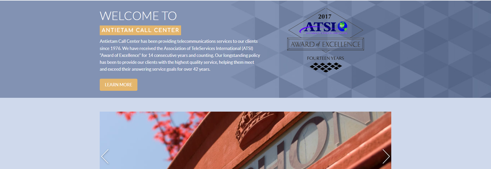 Antietam Call Center cover