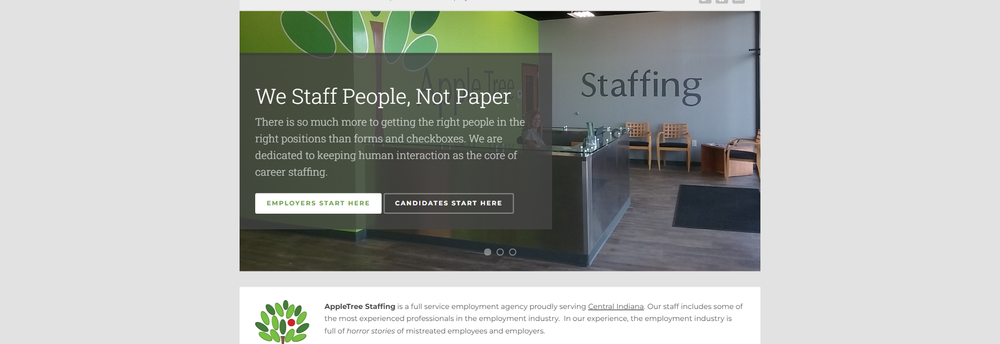 Apple Tree Staffing cover