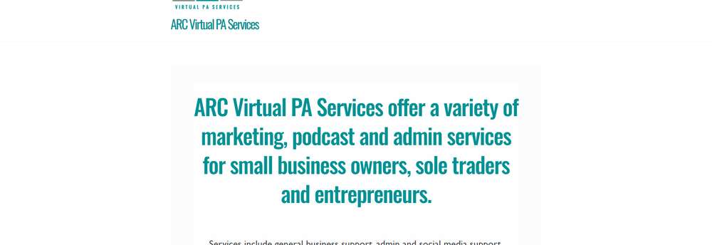 ARC Virtual PA Services cover