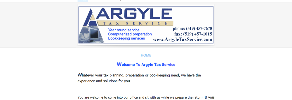 Argyle Tax Service cover