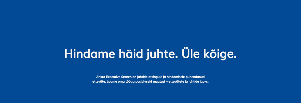 ARISTA Executive Search cover