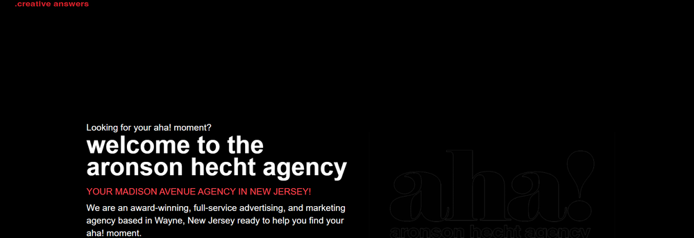 Aronson Hecht Agency cover