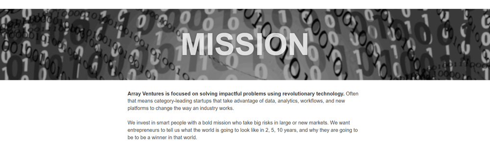 Array Ventures cover