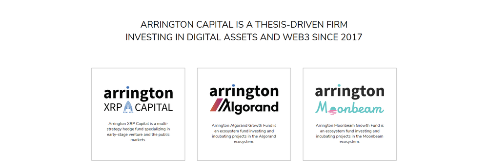 Arrington XRP Capital cover