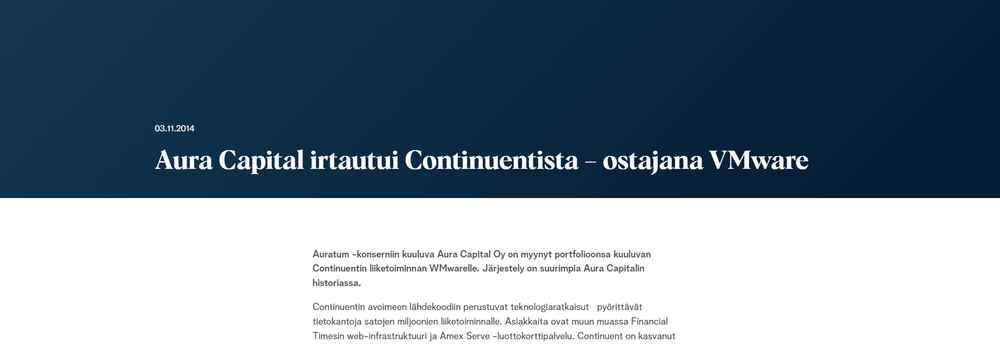 Aura Capital (venture capital firm) cover
