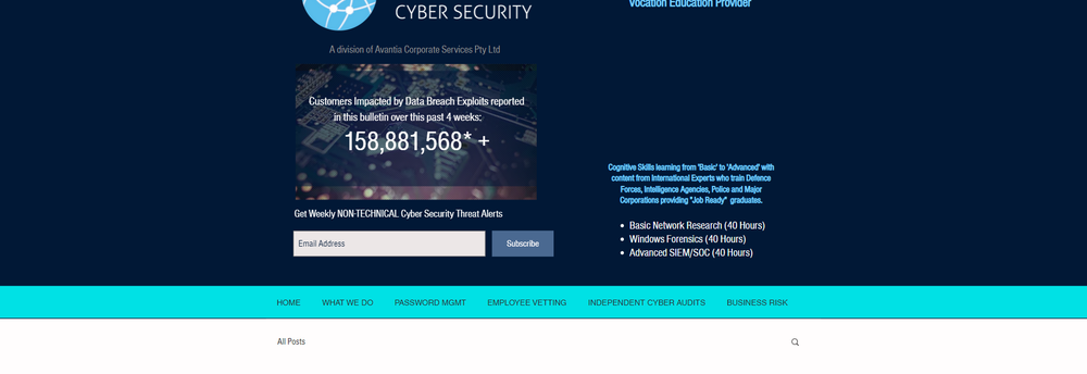 Avantia Cyber Security cover