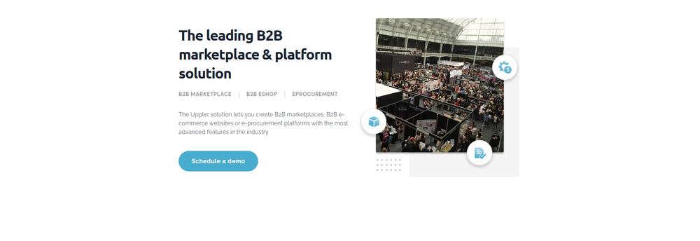 B2B marketplace & e-procurement platform cover