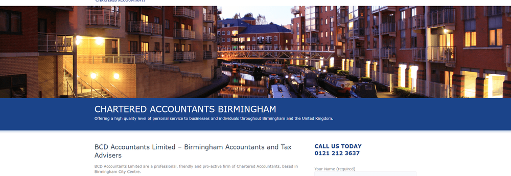 BCD Chartered Accountants cover