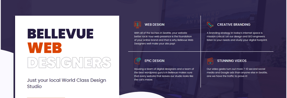Bellevue Web Designers cover