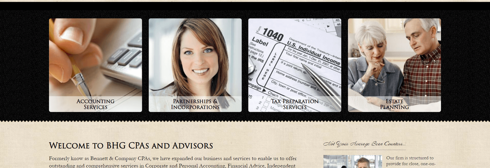 BHG CPAs and Advisors cover