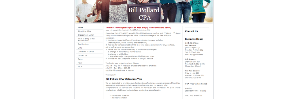 Bill Pollard CPA cover