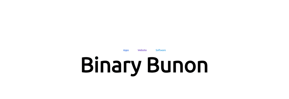 Binary Bunon cover