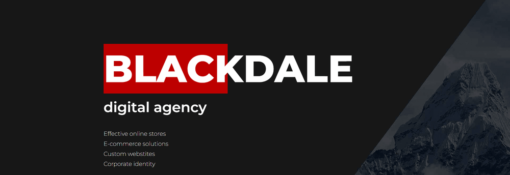 Blackdale. cover