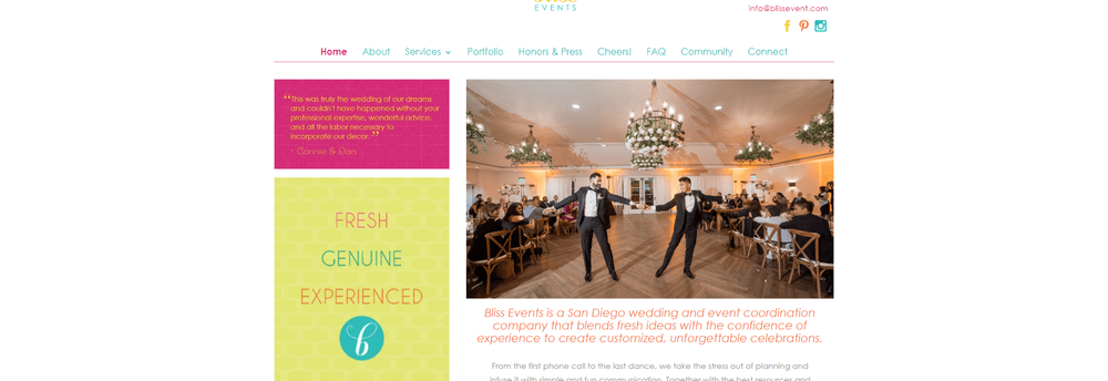 Bliss Events cover