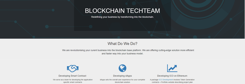 Blockchain TechTeam cover