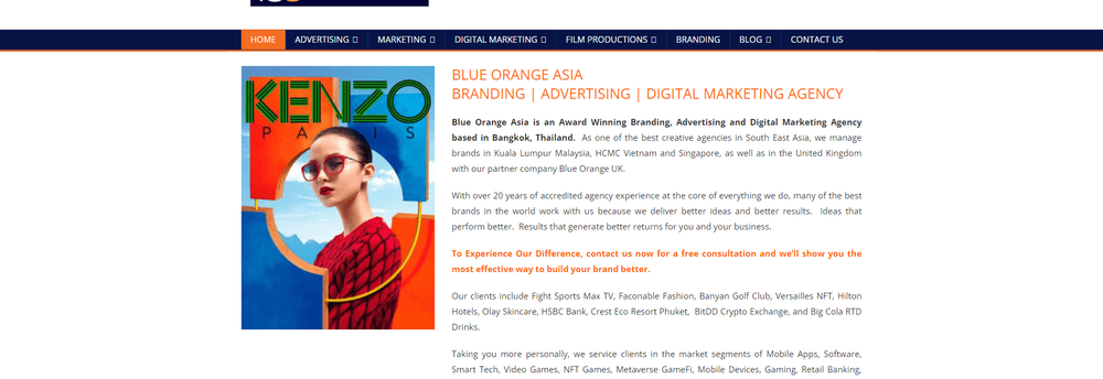 Blue Orange Asia cover