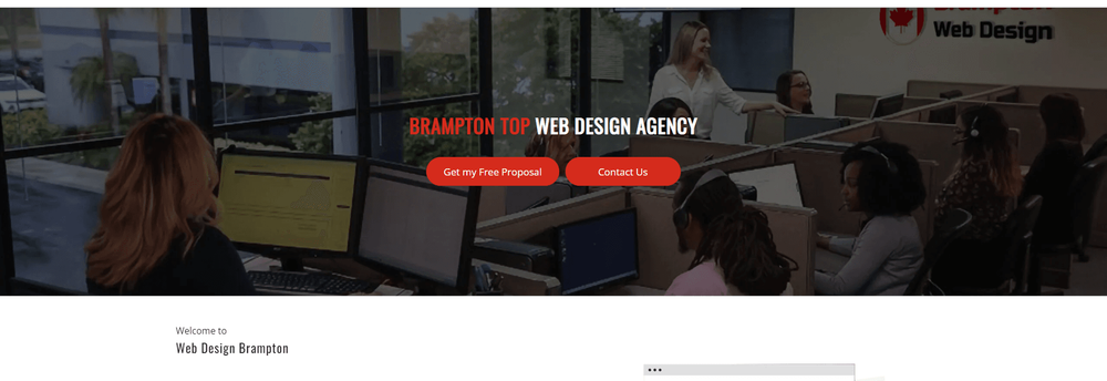 Brampton Web Design cover